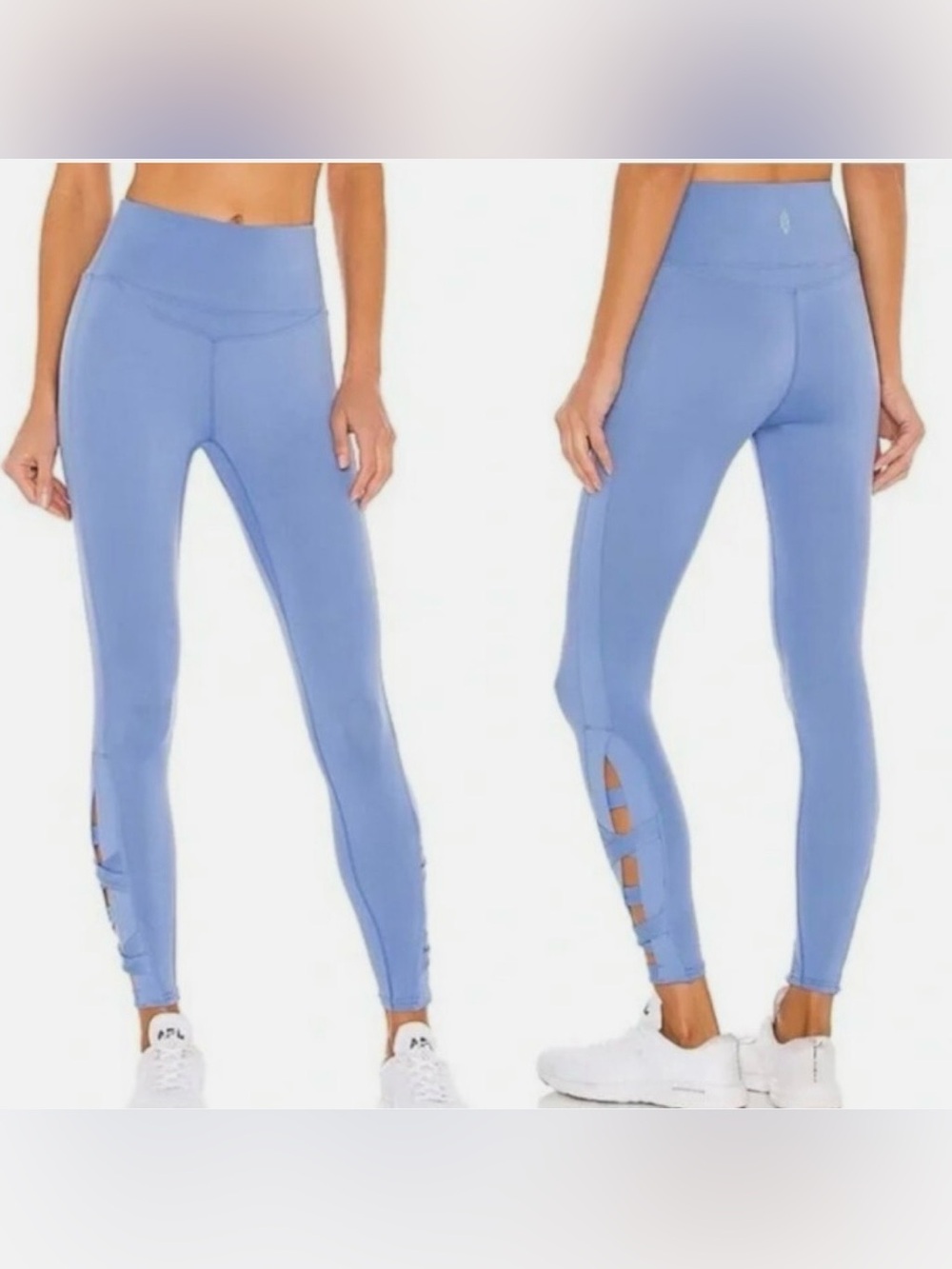 Free People Movement Very Prairie Leggings Blue Women’s Small Athletic Workout